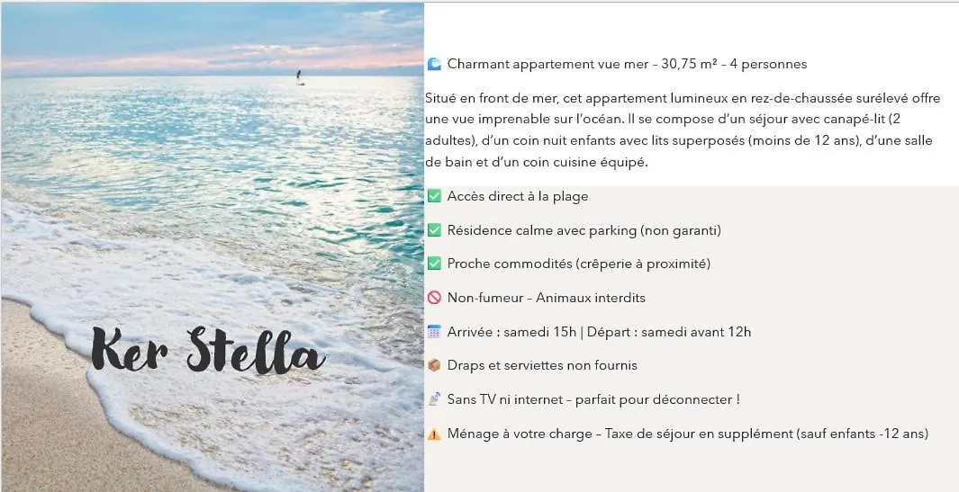 Ker Stella Apartment Plerin